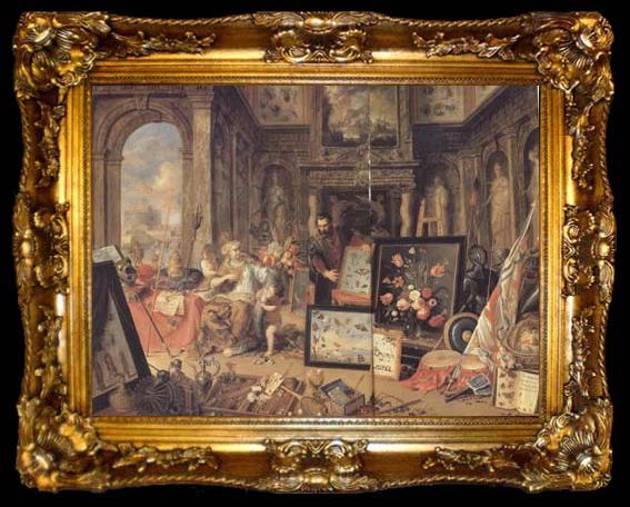 framed  Jan Van Kessel Europe (centre panel) (mk14), ta009-2
